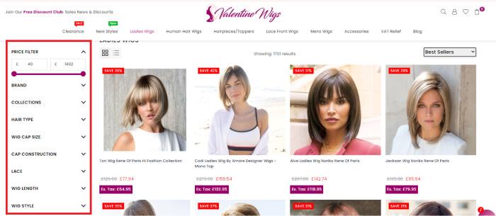 Shopify Search Filters